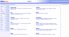 Desktop Screenshot of fr.sitovote.com